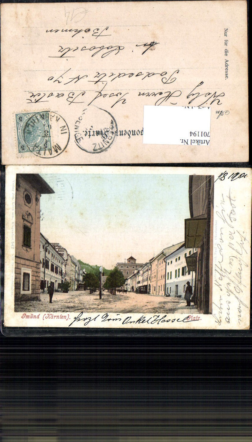 701194 Gmünd in Kärnten Platz gel Podseditz Lobositz