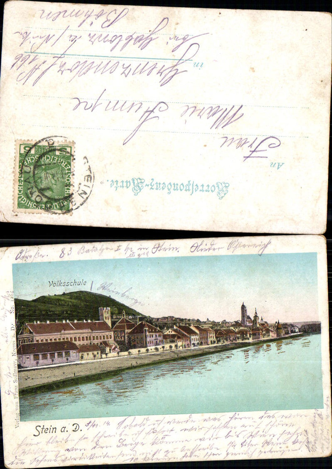 701268 Stein an der Donau bei Krems an der Donau pub Sedlmayr 1264