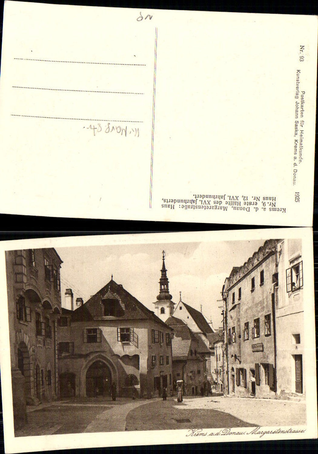 701269 Krems an der Donau Margaretenstraße pub Johann Saska 93