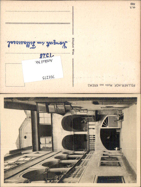 701275 Krems an der Donau Motiv a.d. Fellner-Hof pub Kilophot 44/3