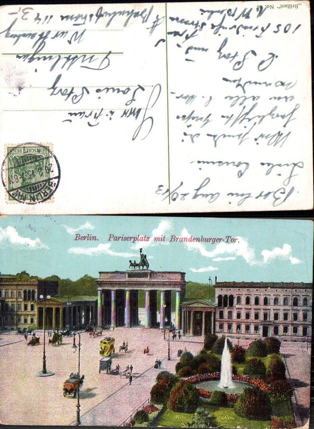 701332 Berlin Pariserplatz Brandenburger Tor gel Tuttlingen