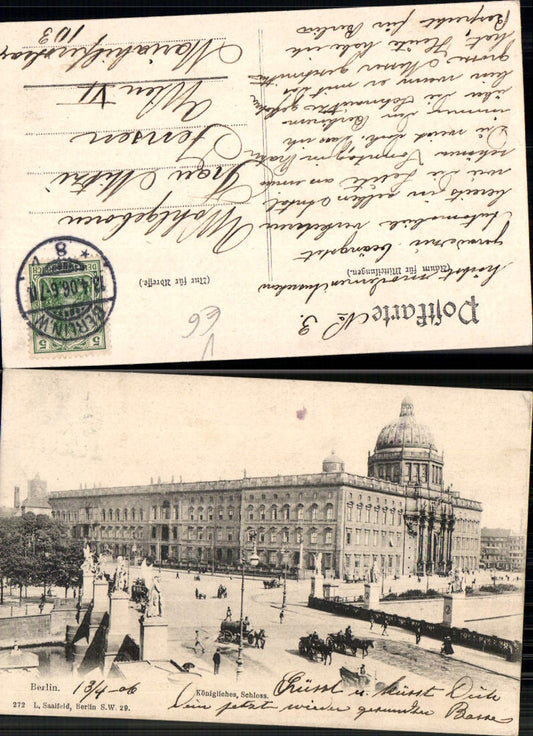 701337 Berlin Königliches Schloss Kutschen pub Saalfeld 272