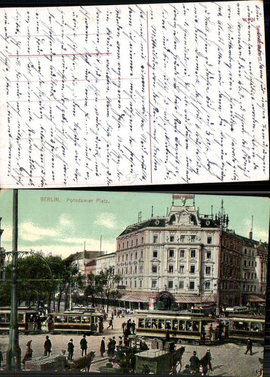 701348 Berlin Potsdamer Platz Straßenbahn Tram Tramway