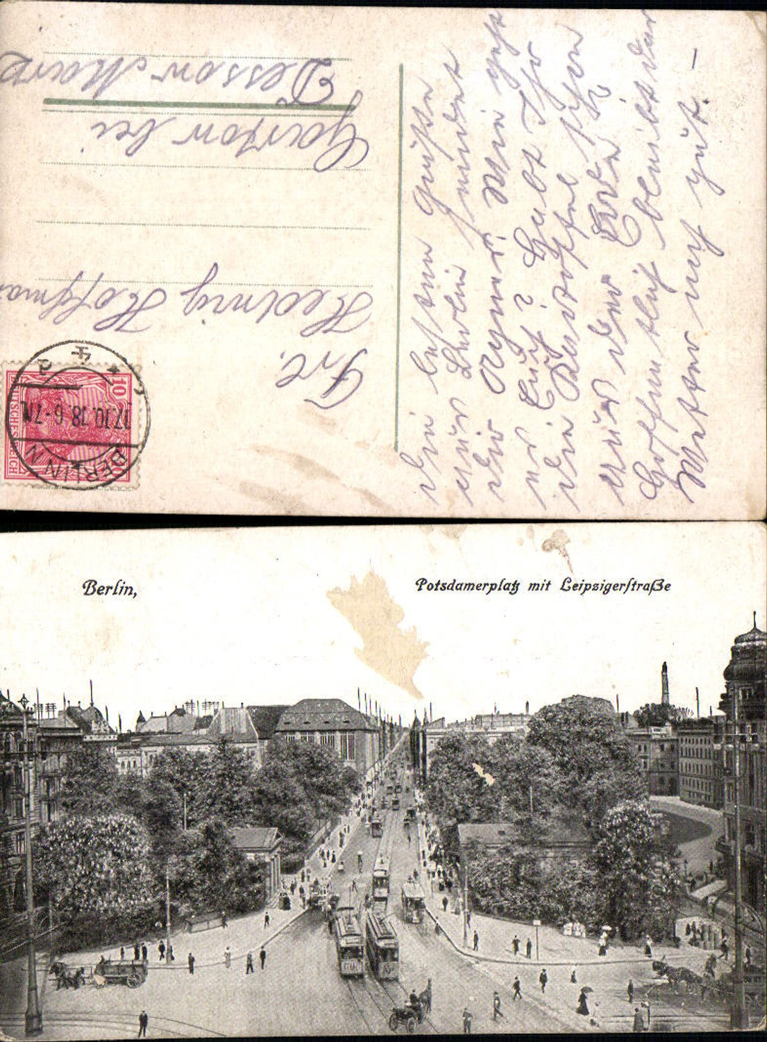 701359 Berlin Potsdamer Platz Leipzigerstraße gel Gartow Dessow