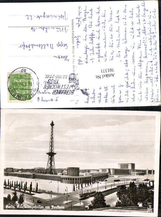 701371 Berlin Funkturm Ausstellungsgelände