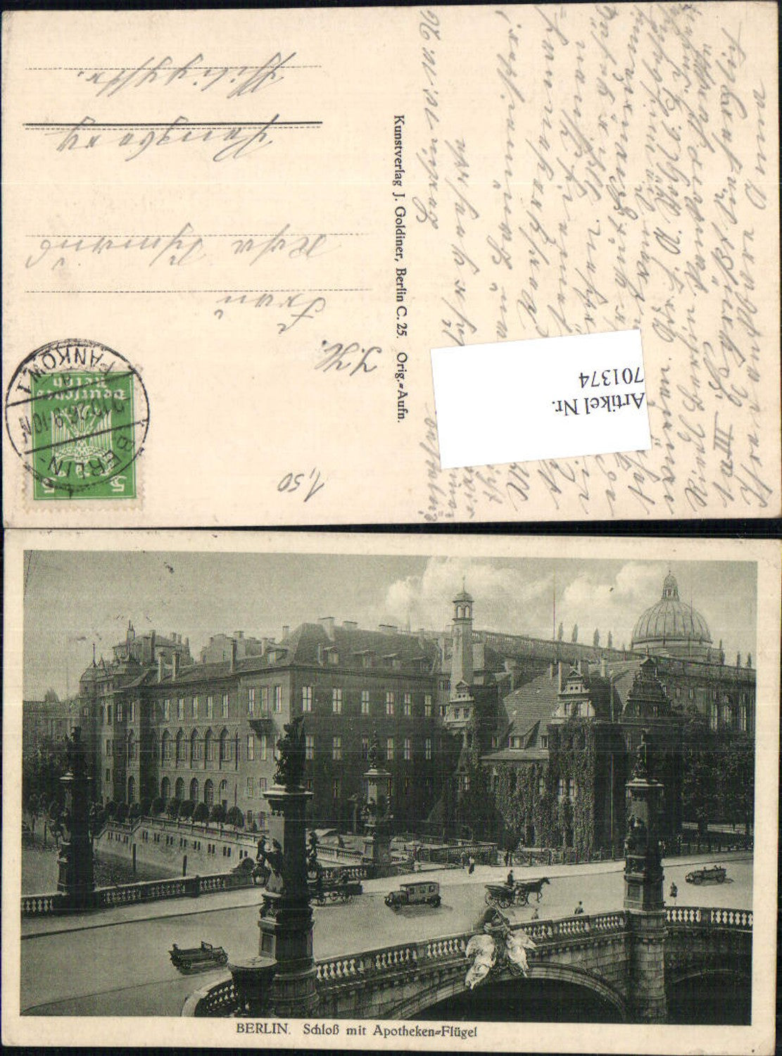 701374 Berlin Schloß Apotheken Flügel