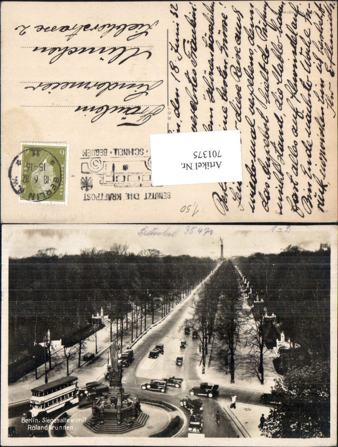 701375 Berlin Siegesallee Bus Autobus