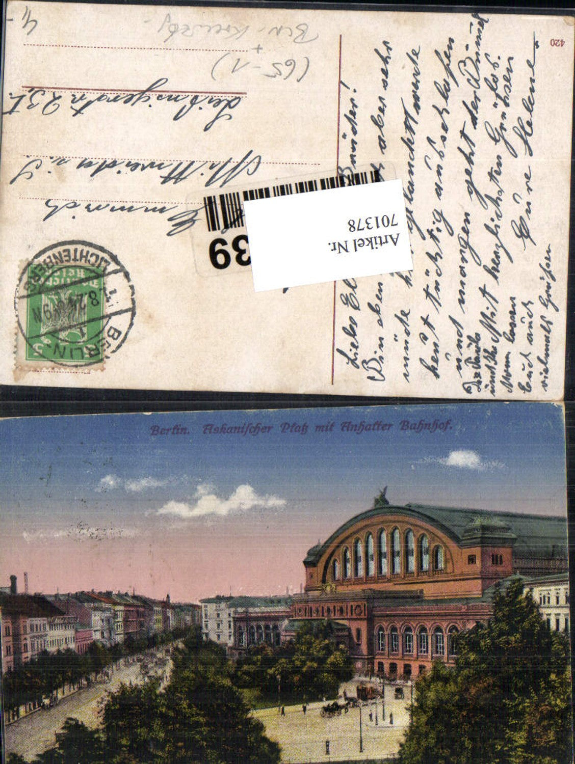 701378 Berlin Anhalter Bahnhof