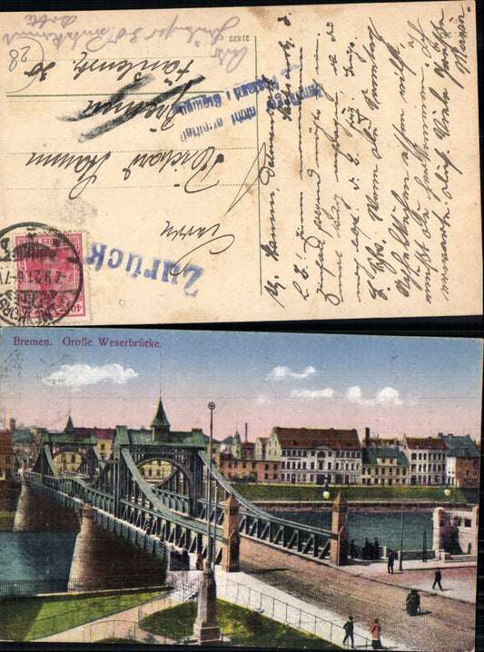 701386 Bremen Weserbrücke Brücke