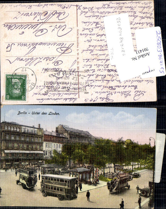 701431 Berlin Unter den Linden Bus Autobus