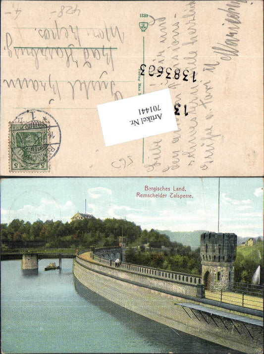 701441 Bergisches Land Remscheid Remscheider Talsperre