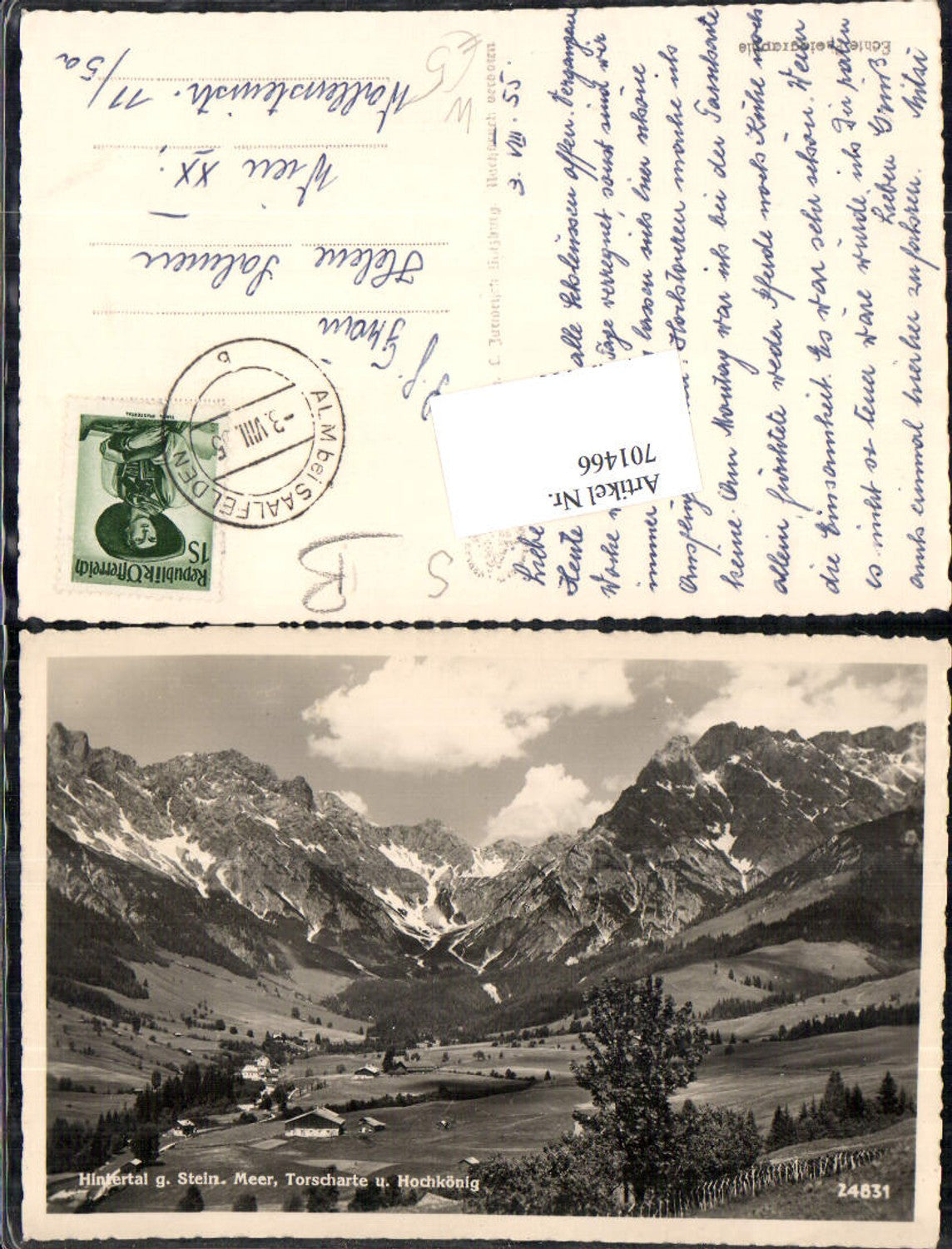 701466 Hintertal bei Alm Saalfelden im Pinzgau