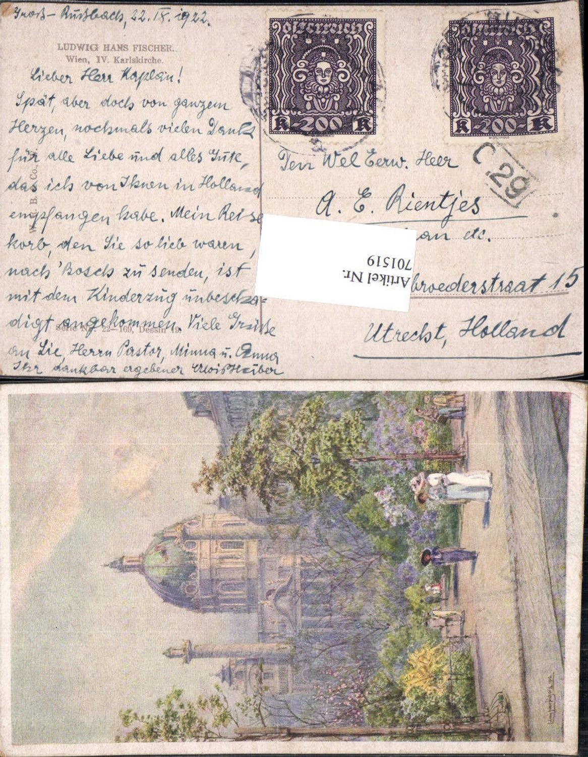 Alte Ansichtskarte – Old Postcard