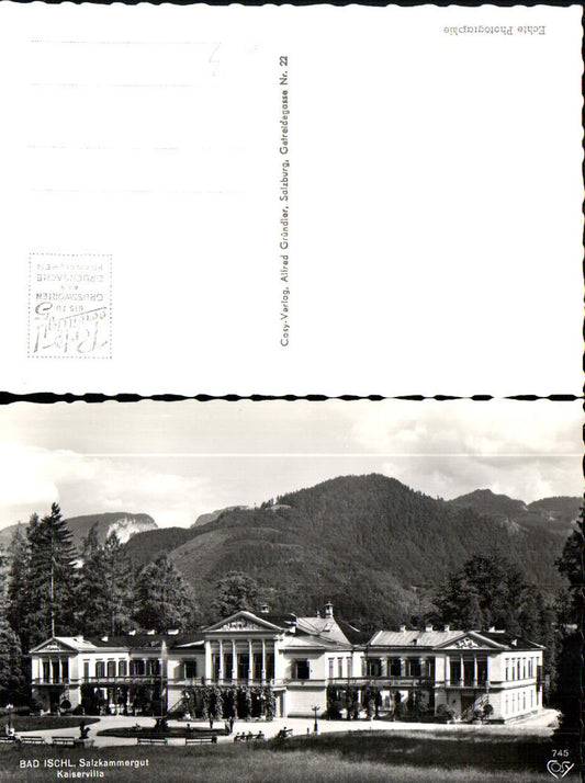 701534 Bad Ischl Kaiservilla