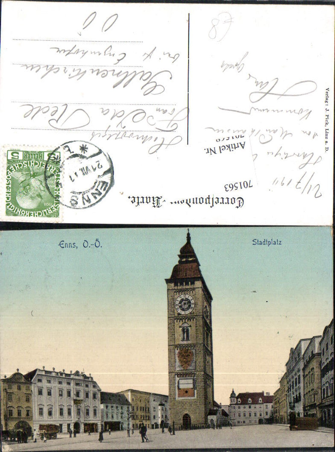 701563 Enns Stadtplatz Stadtturm