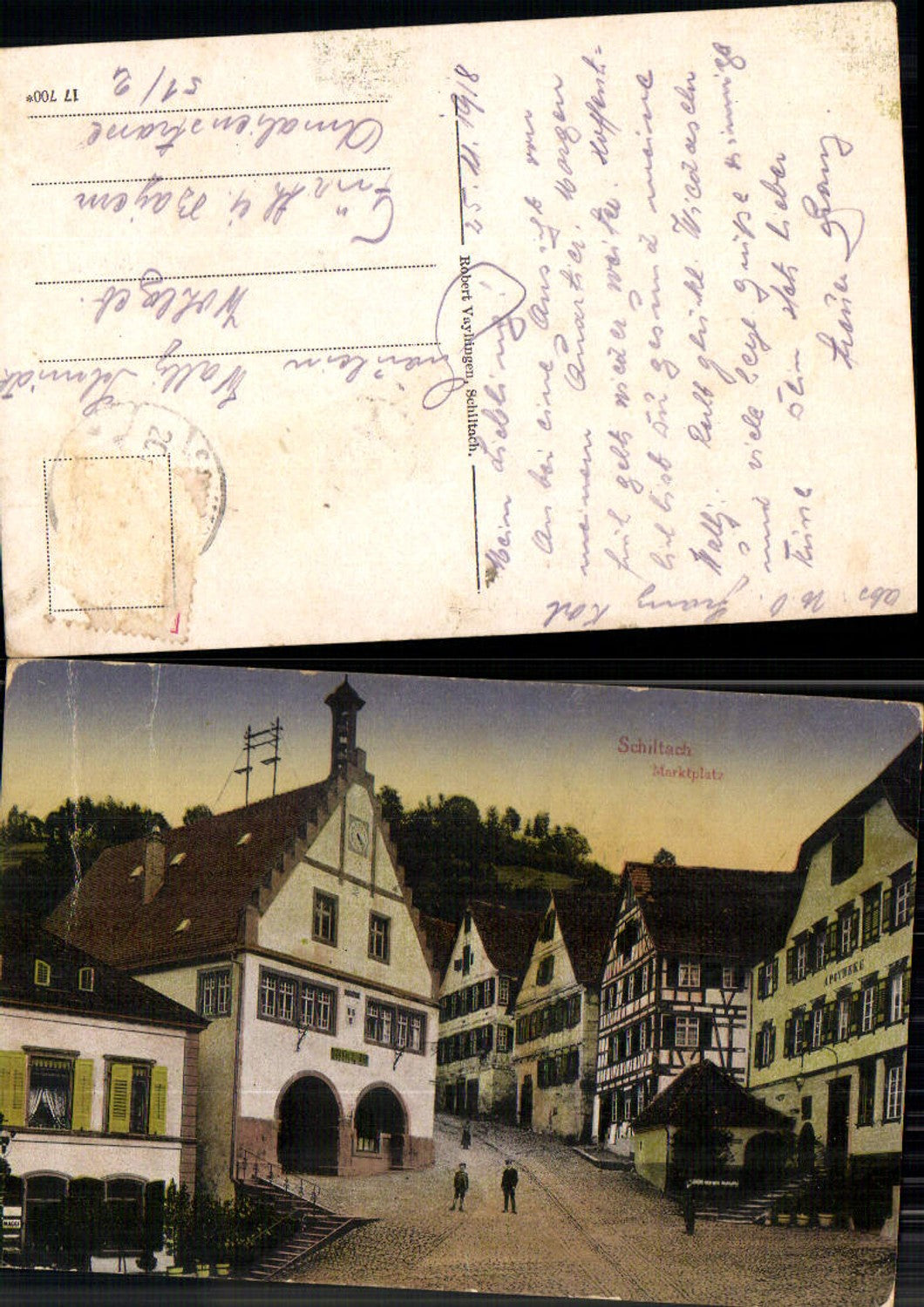 701579 Schiltach, Market Square, Black Forest, Rottweil District