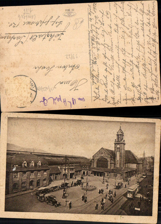 701591 Hagen in Westfalen Bahnhof gel Jöhstadt Sachsen