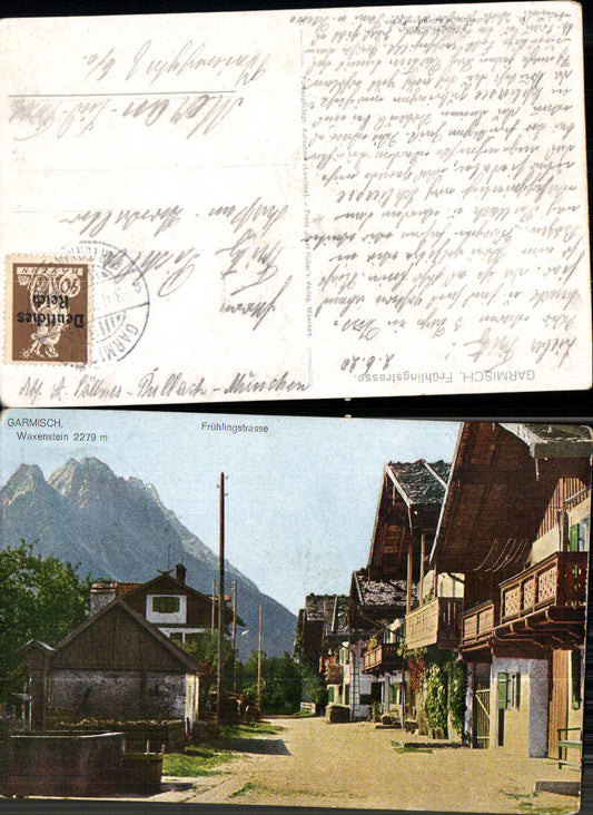 701631 Garmisch Partenkirchen Frühlingstraße gel Meran Merano