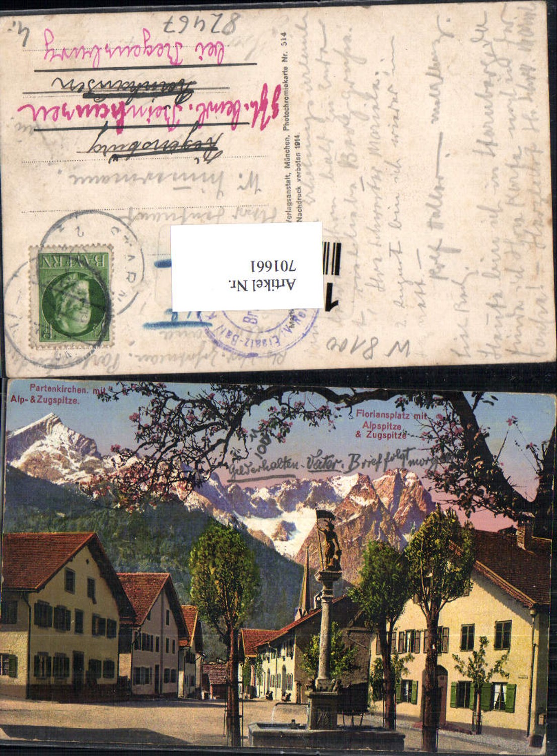 701661 Garmisch Partenkirchen Floriansplatz