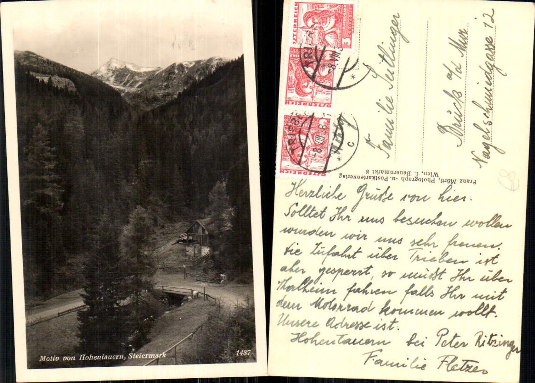 Alte Ansichtskarte – Old Postcard