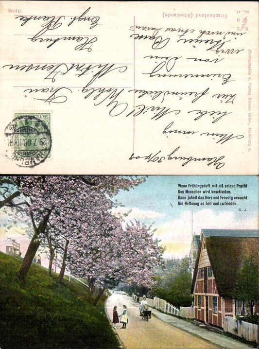 701829 Kirschenland Altenlande idylle Bauernhof pub Kumm Gebrüder Hamburg