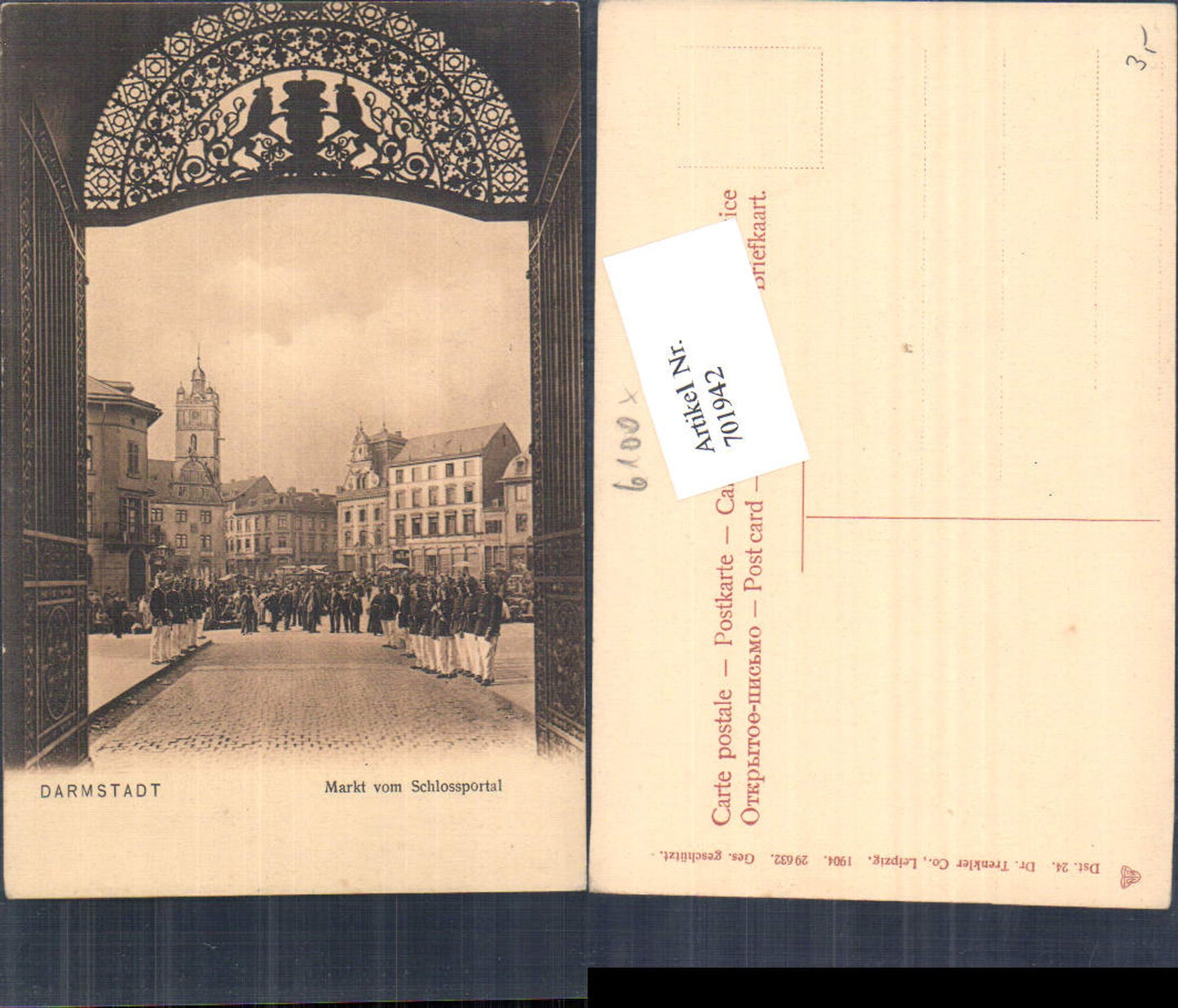 701942 Darmstadt Markt Schlossportal pub Dr. Trenkler & Co. 29632