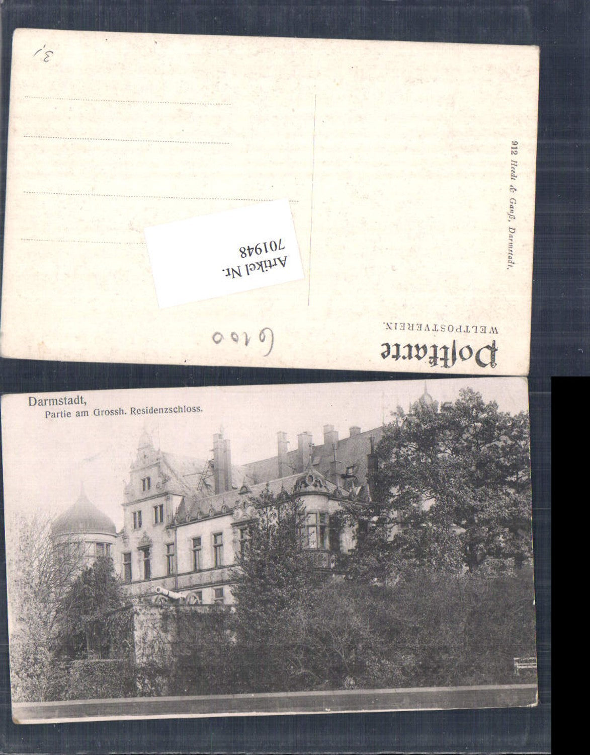 701948 Darmstadt Grossherz. Schloss