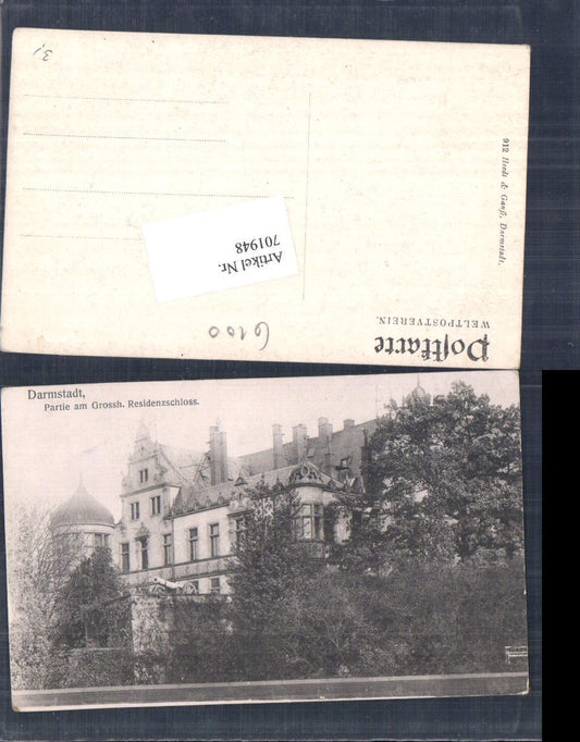 701948 Darmstadt Grossherz. Schloss