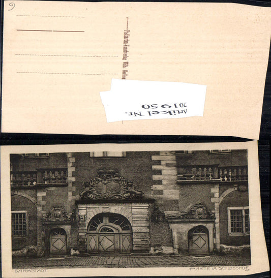 701950 Darmstadt Partie im Schlosshof