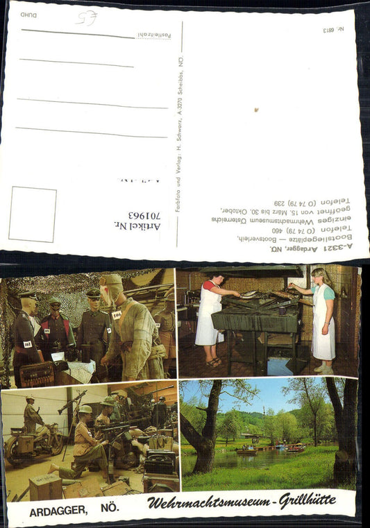 701963 Ardagger Steckerlfische Grillhütte Wehrmachtsmuseum