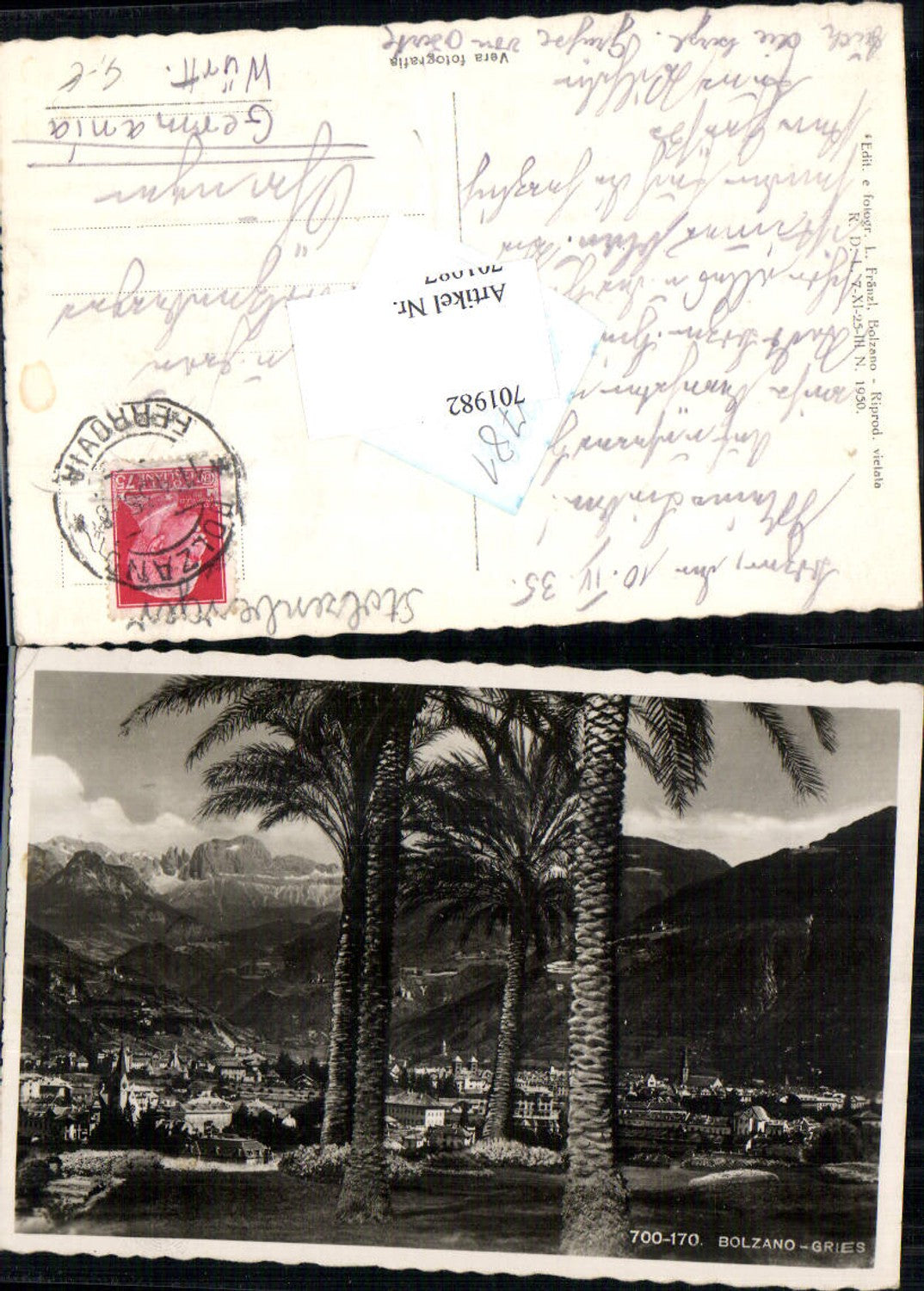 Alte Ansichtskarte – Old Postcard