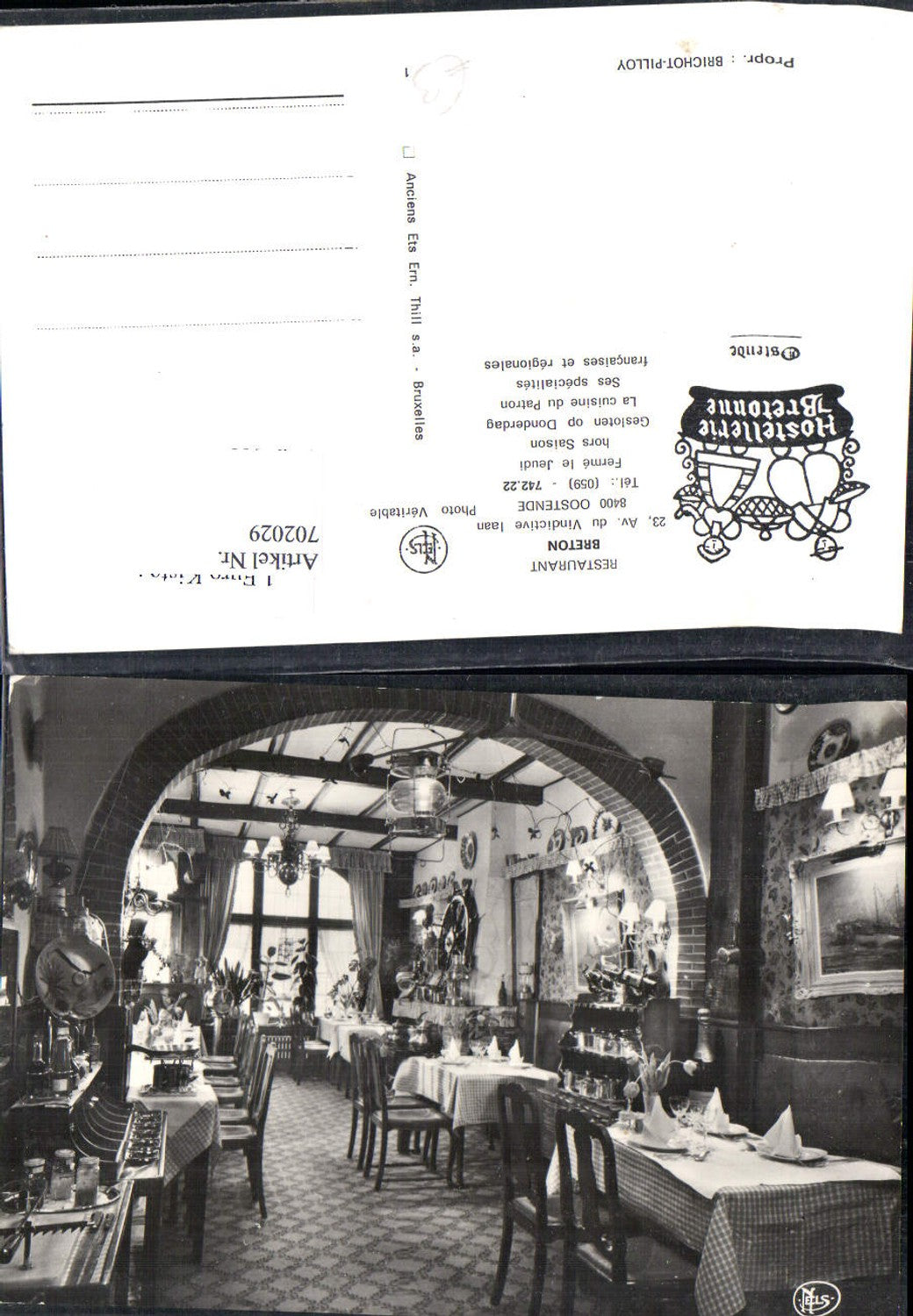 702029 Belgium Oostende Breton Restaurant