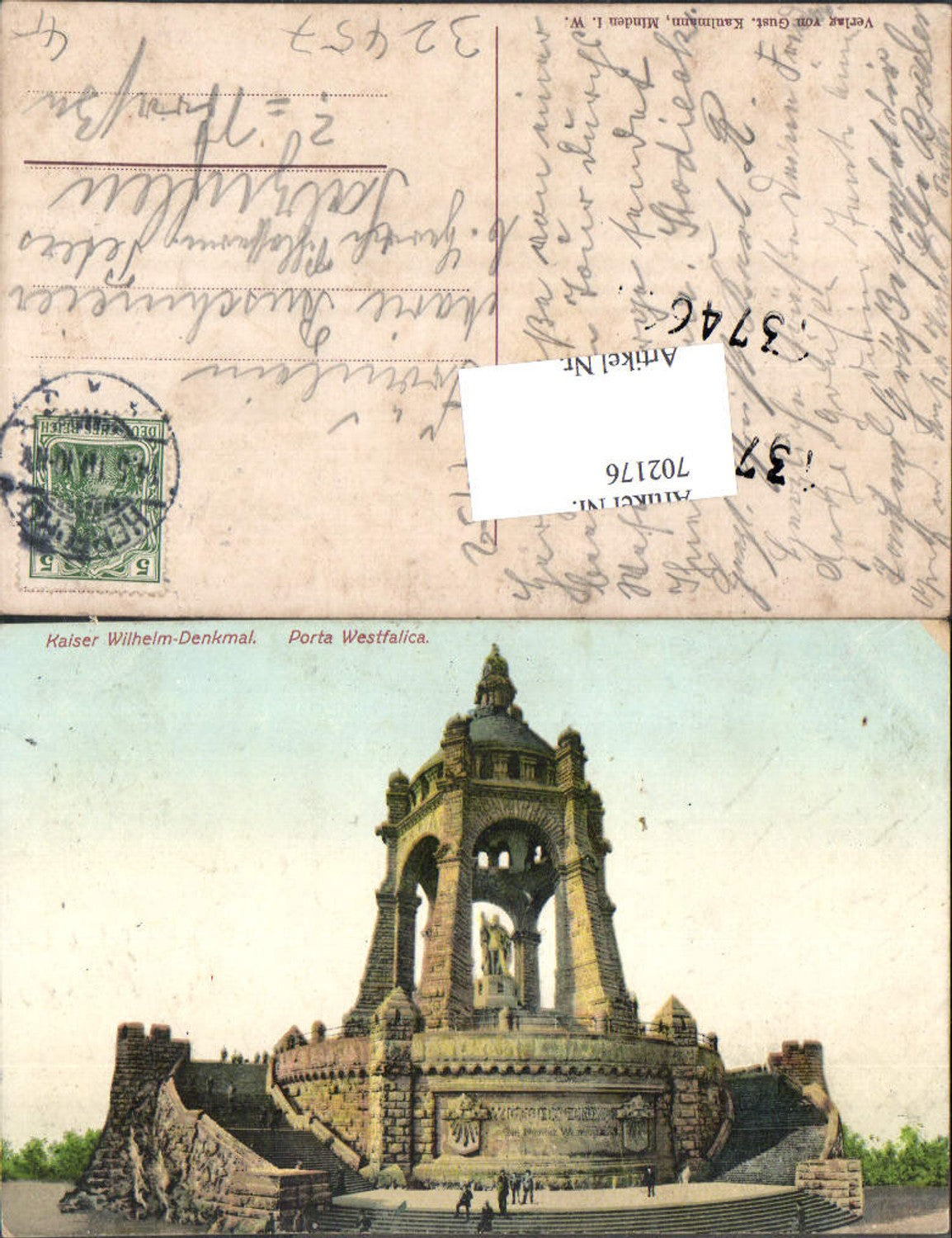 702176 Porta Westfalica Kaiser Wilhelm denkmal