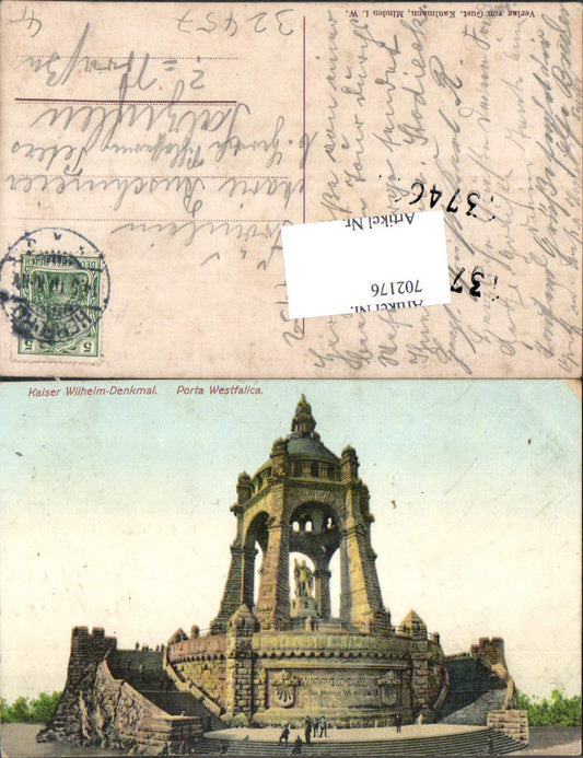 702176 Porta Westfalica Kaiser Wilhelm denkmal