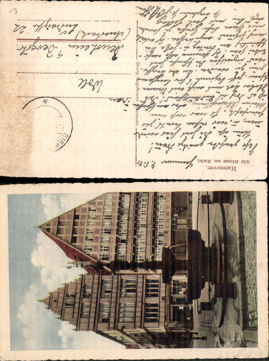 702181 Hannover Alte Häuser am Markt gel Bensheim