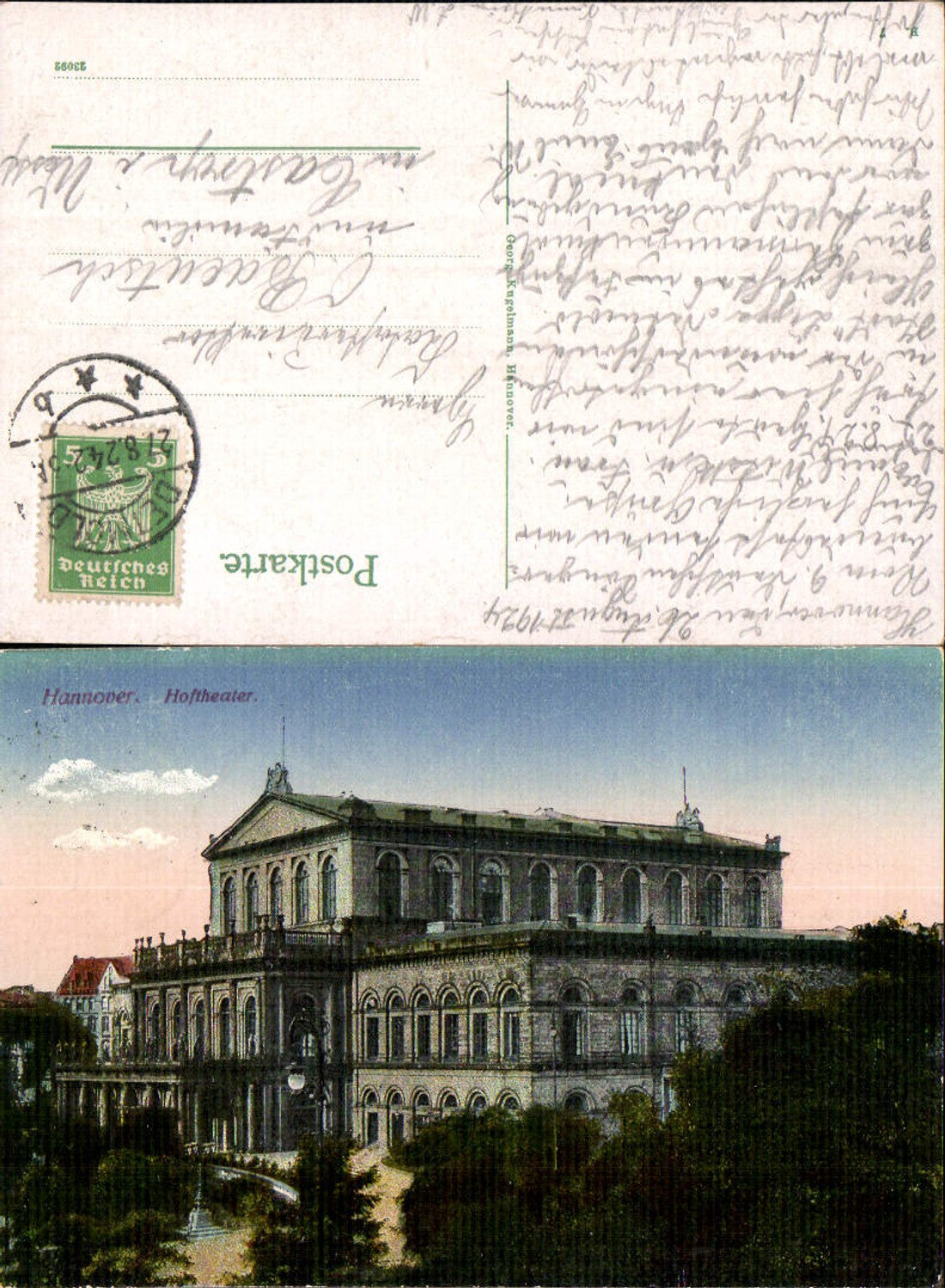 702184 Hannover Theater Hoftheater
