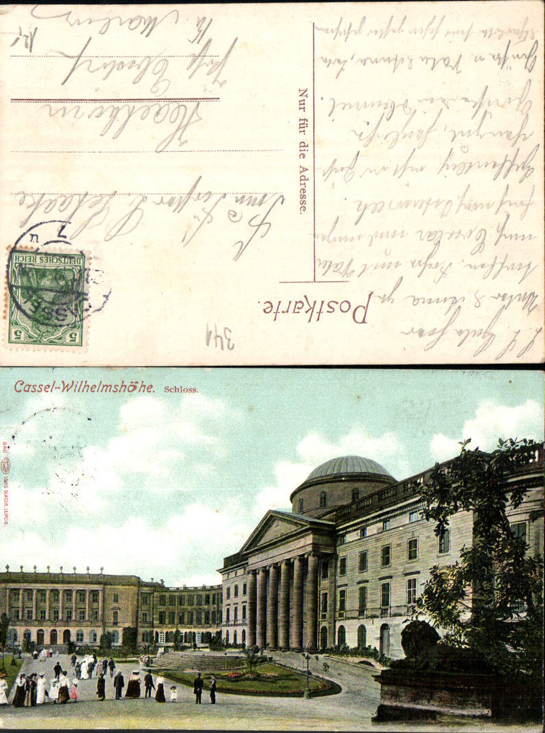 702200 Cassel Wilhelmshöhe Kassel Schloss gel Hachborn Ebsdorf