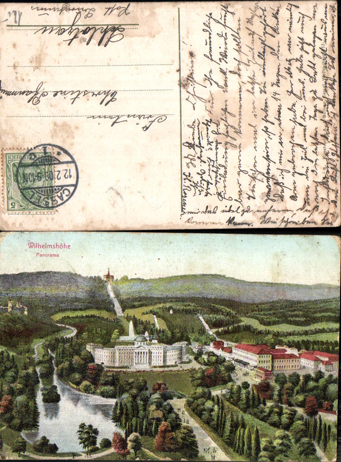 702201 Cassel Wilhelmshöhe Kassel Schloss gel Schlotzau Burghaun