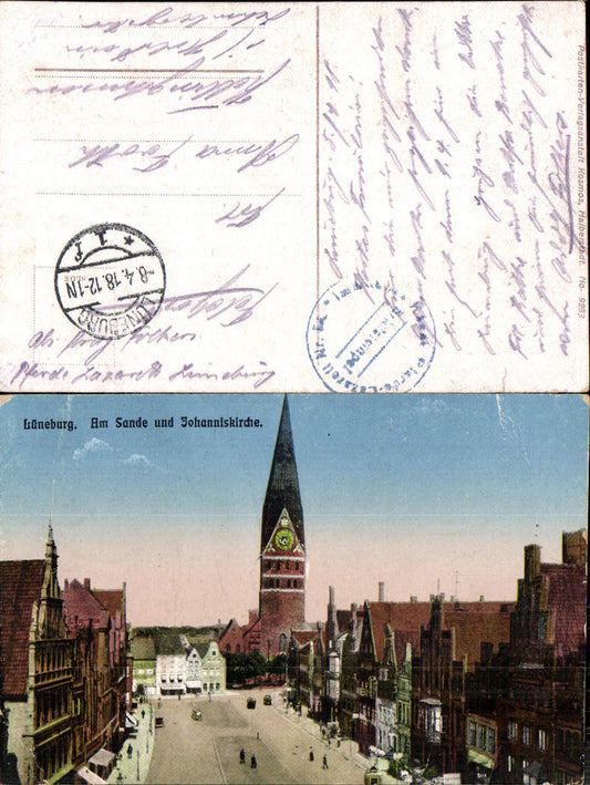 702221 Lüneburg Am Sande Johanniskirche Feldpost