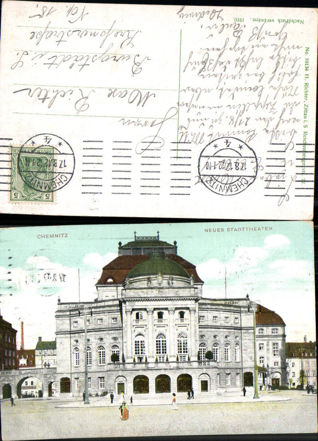 702233 Chemnitz Neues Stadttheater Theater