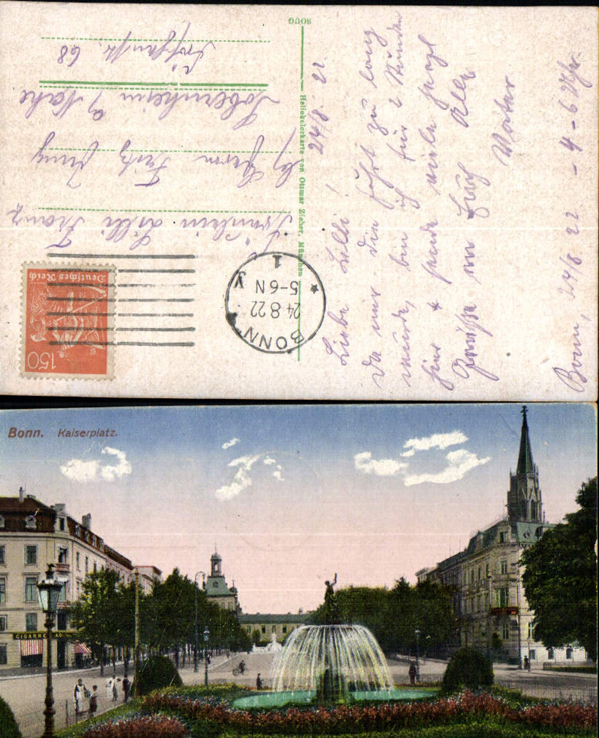 702244 Bonn am Rhein Kaiserplatz gel Sobernheim Nahe