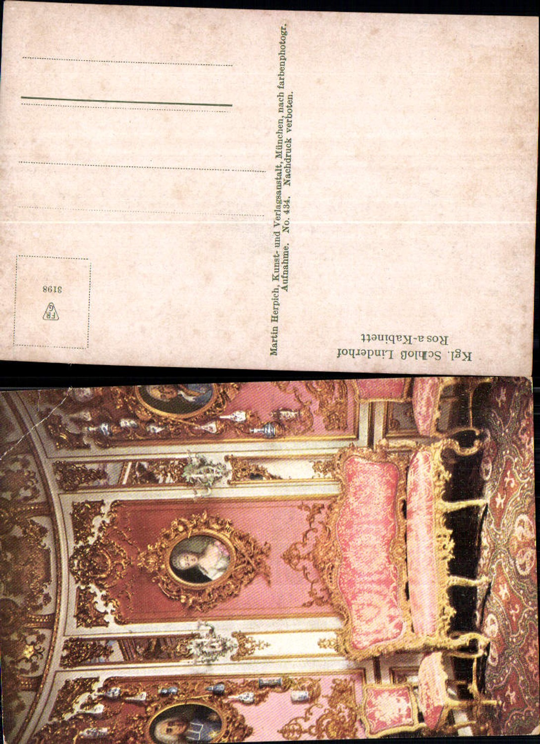 702253 Schloss Linderhof Rosa kabinett Ettal