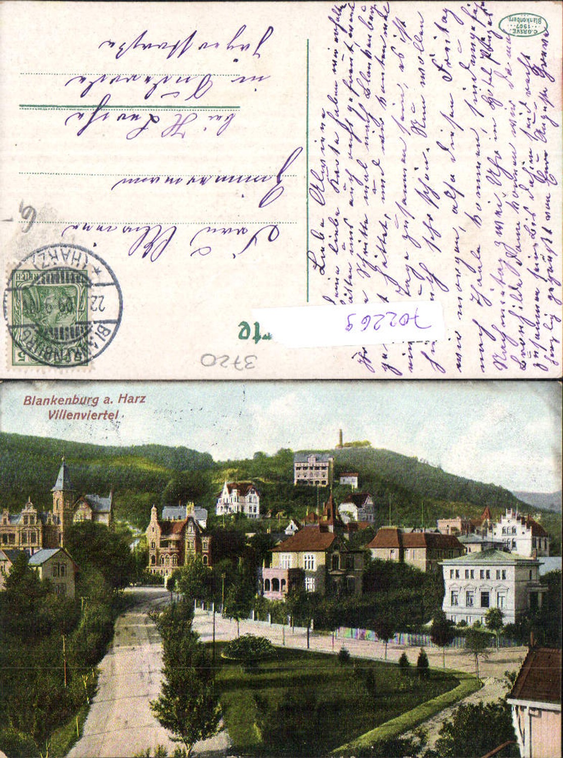 702269 Blankenburg am Harz Villenviertel Partie