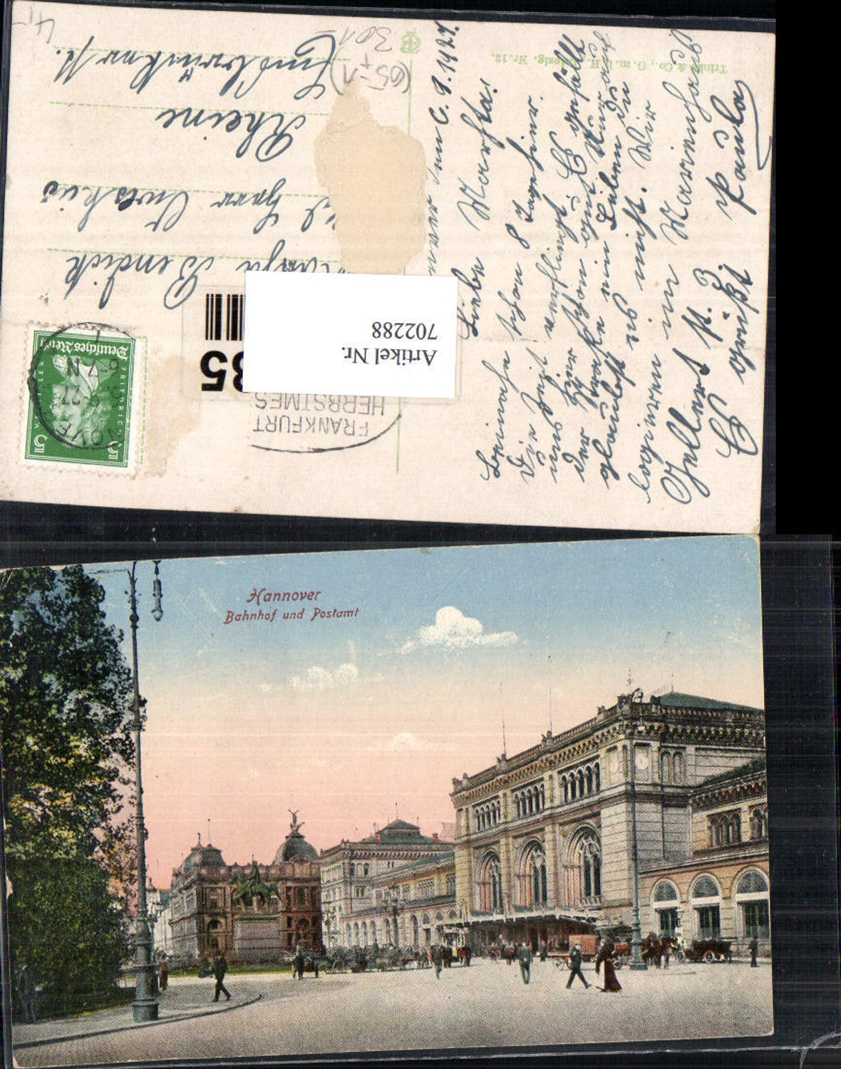 702288 Hannover Bahnhof m. Postamt
