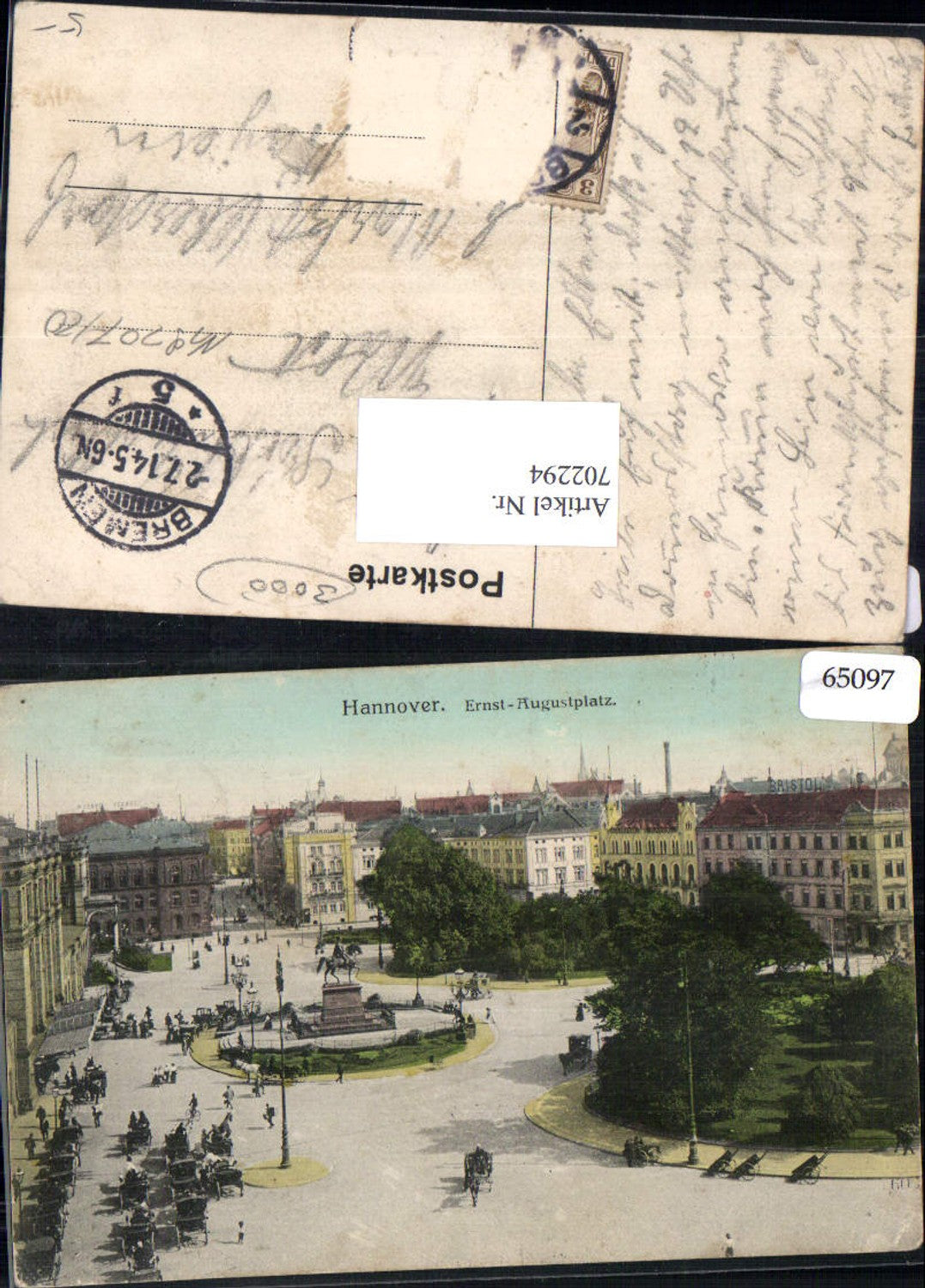 702294 Hannover Ernst August Platz Bahnhof