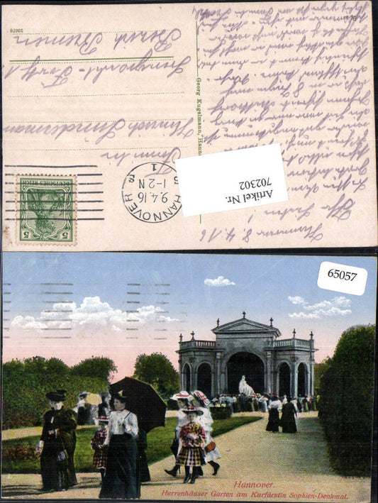 702302 Hannover Herrenhäuser Garten Leute Frauen Hund Mode