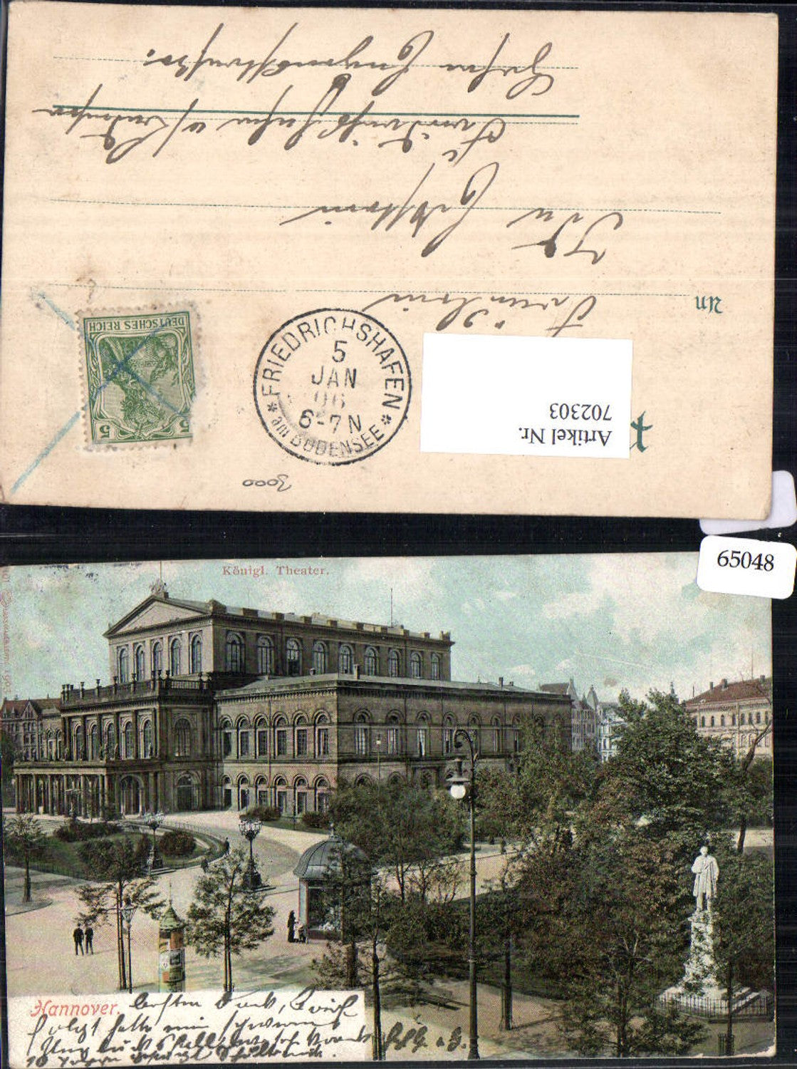 702303 Hannover Königliches Theater