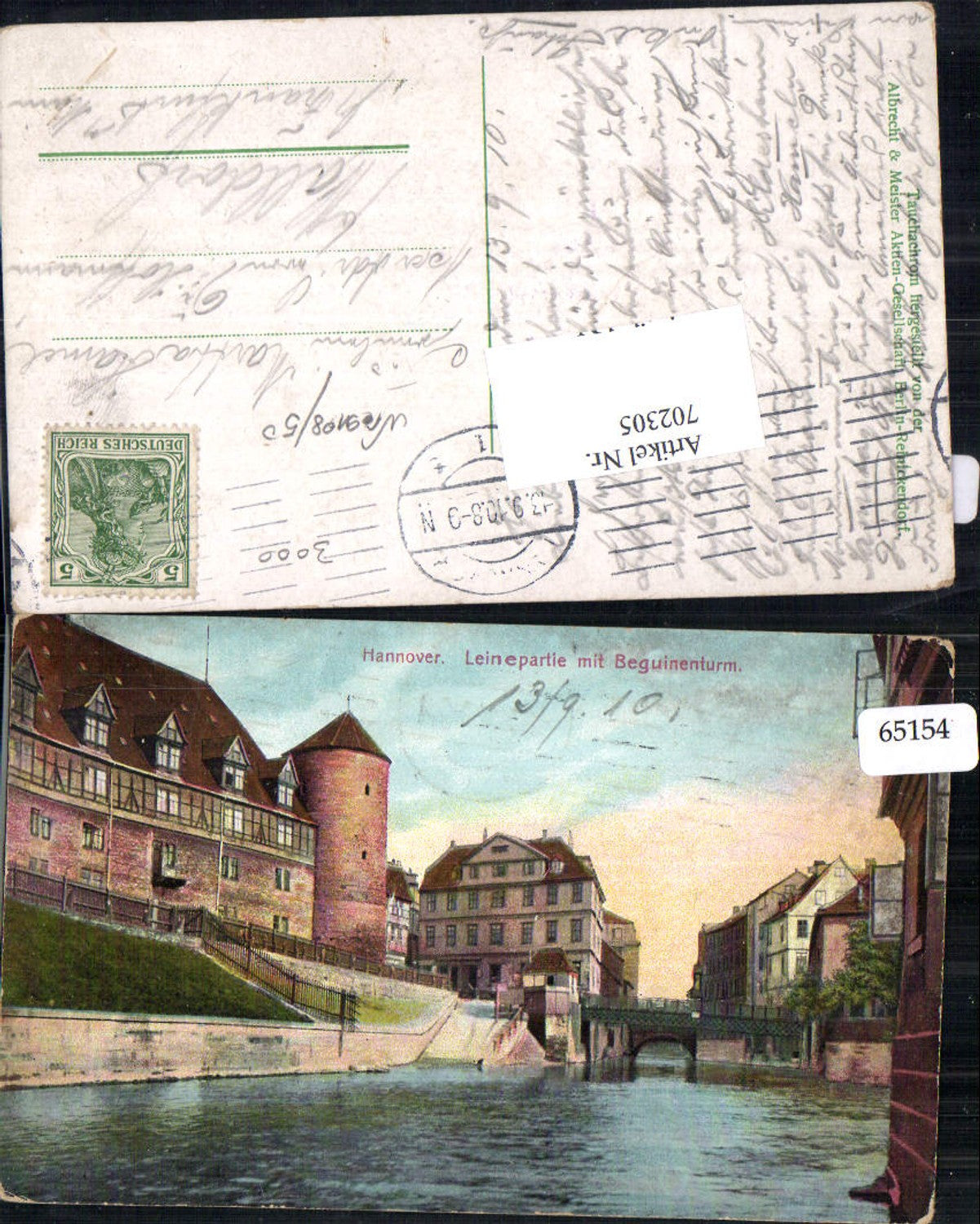 702305 Hannover Leinepartie Beguinenturm