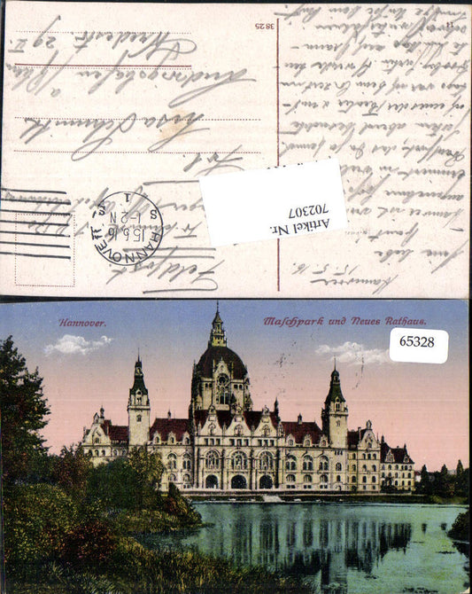 702307 Hannover Maschpark Neues Rathaus