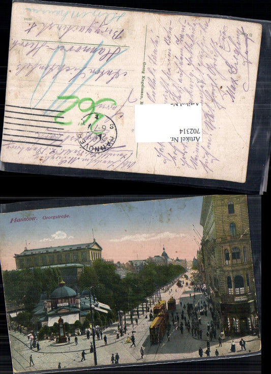 702314 Hannover Georgstraße Feldpost